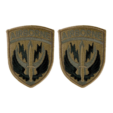 Special Operations Command Central OCP Patch with Airborne Tab W/ Hook Fastener (pair) - Insignia Depot