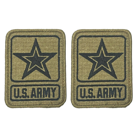 U.S. Army Star Logo OCP Patch with Hook Fastener (pair) - Insignia Depot