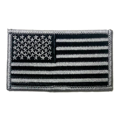 U.S. Flag Urban Gray and Black Sew-on Patch - Insignia Depot