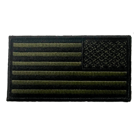 NWUIII Rev US Flag Patch W/ Hook Fastener (each) - Insignia Depot