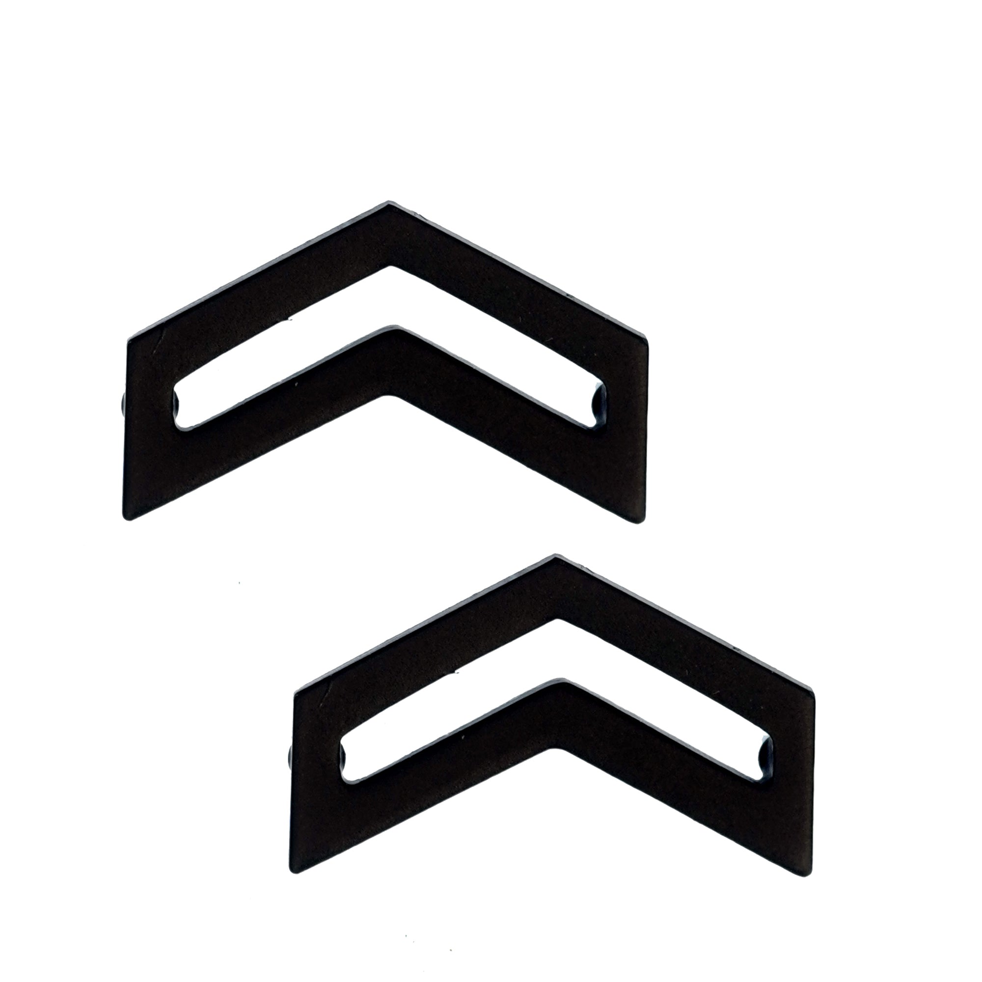 E4 R.O.T.C. Corporal Black Rank Pin-on
