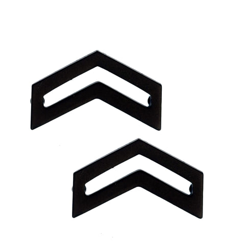 E4 R.O.T.C. Corporal Black Rank Pin-on