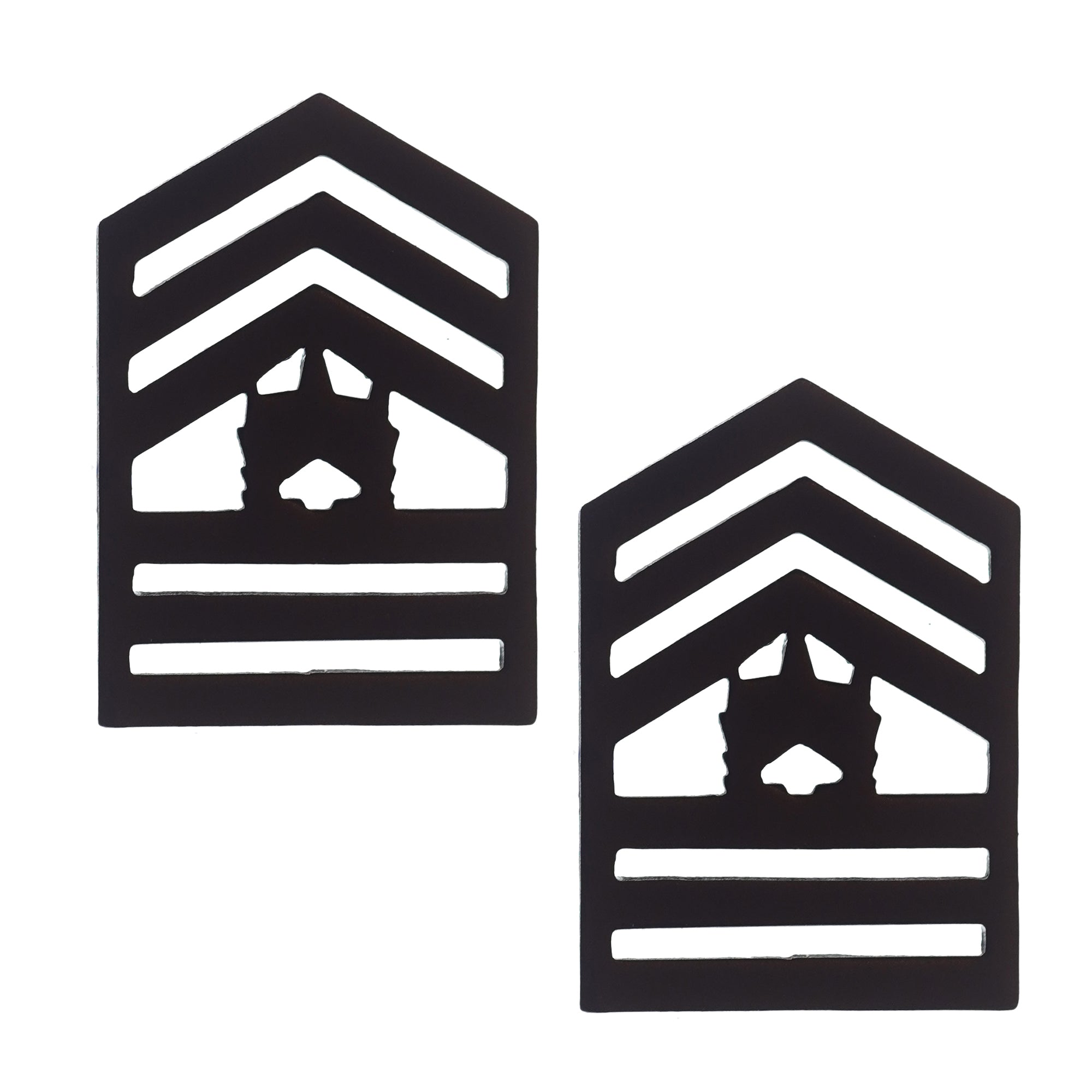 E9-2 ROTC Command Sergeant Major Brite Rank Pin-on