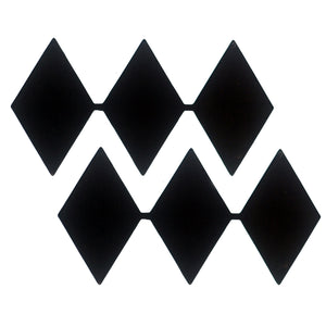 O6 ROTC Colonel Black Metal Rank Pin-on