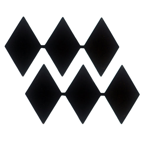 O6 ROTC Colonel Black Metal Rank Pin-on