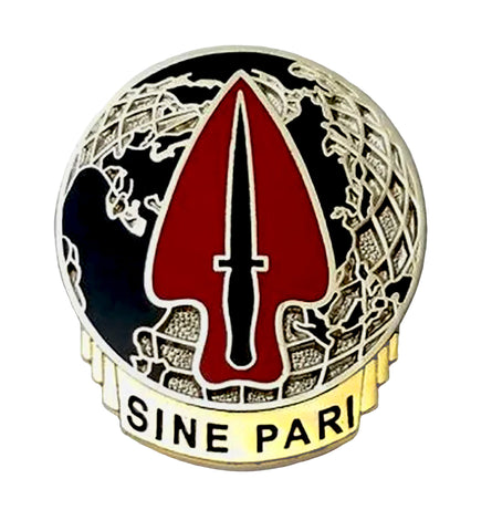 Special Ops Command (GLOBE) Unit Crest "Sine Pari" (each).