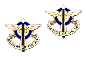 10th Aviation Regiment Unit Crest "Soldiers Of The Sky" (Pair) - Insignia Depot