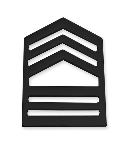 E8-1 ROTC Master Sergeant Black Metal Rank Pin-on - Insignia Depot