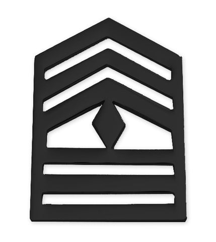 E8-2 ROTC First Sergeant Black Metal Rank Pin-on - Insignia Depot