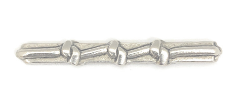 Good Conduct 3 Knots Silver Ribbon Device.