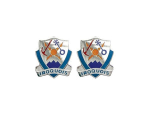 1st Special Troops Battalion 10th Mountain Crest "Iroquois" (Pair) - Insignia Depot