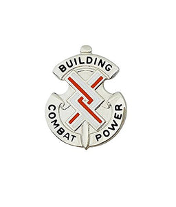 20TH Engineer Brigade Crest "BUILDING COMBAT POWER" (Each) - Insignia Depot