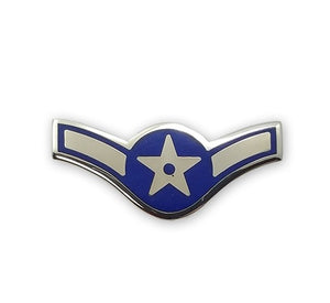 USAF E2 Airman Brite Pin-on - Insignia Depot