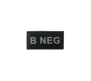 B- Blood Type Patch Infrared - Insignia Depot