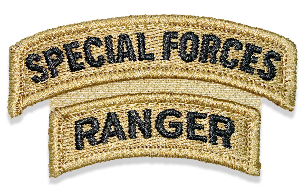 Special Forces OCP Tab and Ranger Tab Sewn Together W/ Hook Fastener ...