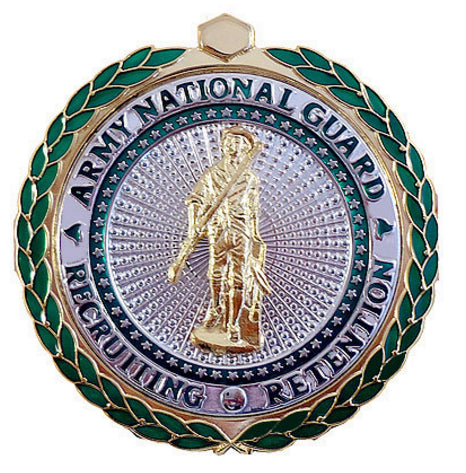 National Guard Recruiting Retention Brite Senior Badge - Insignia Depot