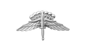 Military Free Fall Parachutist Halo Basic Mini Brite Pin On Badge - Insignia Depot