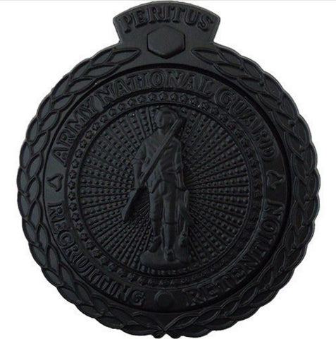 National Guard Recruiting Retention Black Metal Master Badge - Insignia Depot