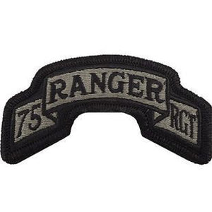 75th Ranger Regiment ACU Scroll with Hook Fastener (pair) - Insignia Depot