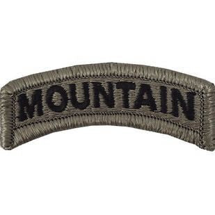 Mountain ACU Tab with Hook Fastener (pair) - Insignia Depot