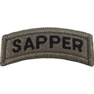 Sapper ACU Tab with Hook Fastener (pair) - Insignia Depot