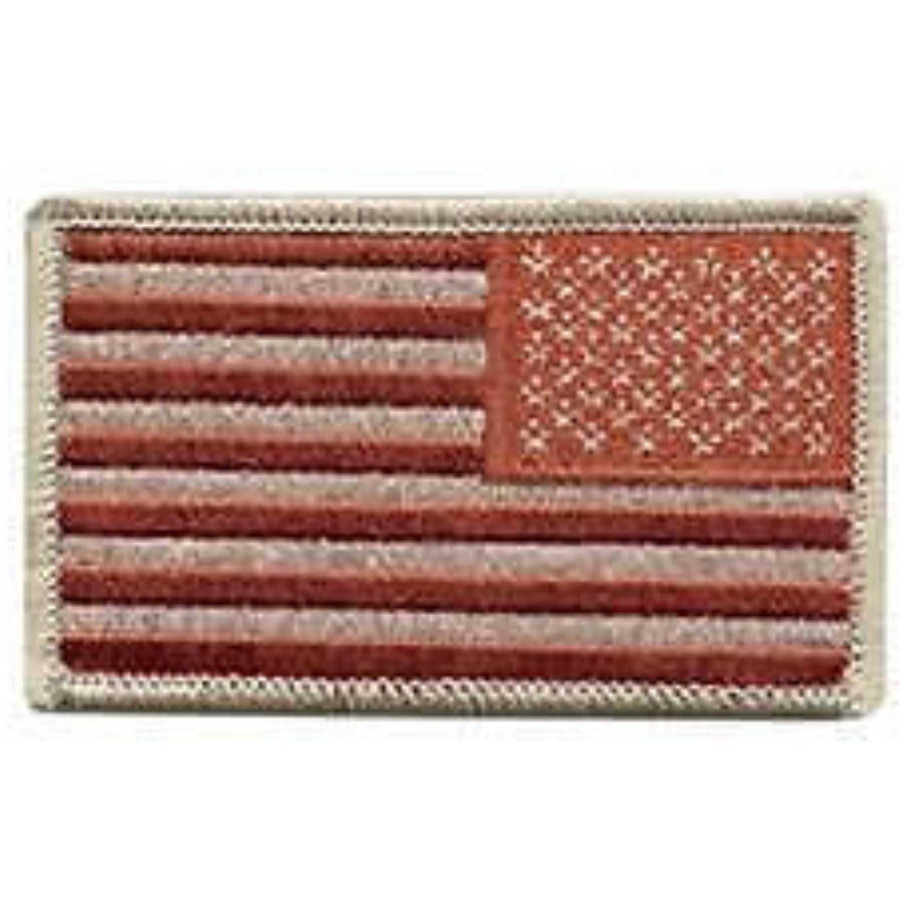 Reverse Desert U.S. Flag With Hook Fastener - Insignia Depot
