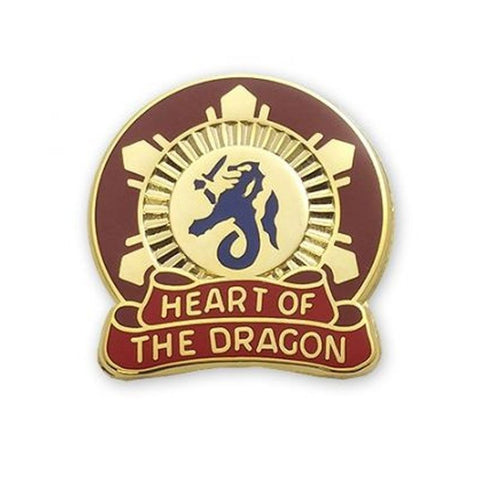 330th Transportation Center Unit Crest "Heart of the Dragon" (each)