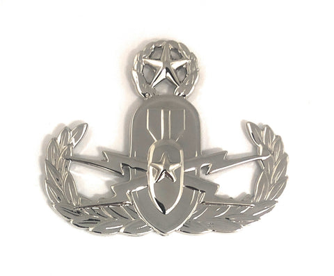 Explosive Ordnance Disposal Master Brite Pin-on Badge - Insignia Depot
