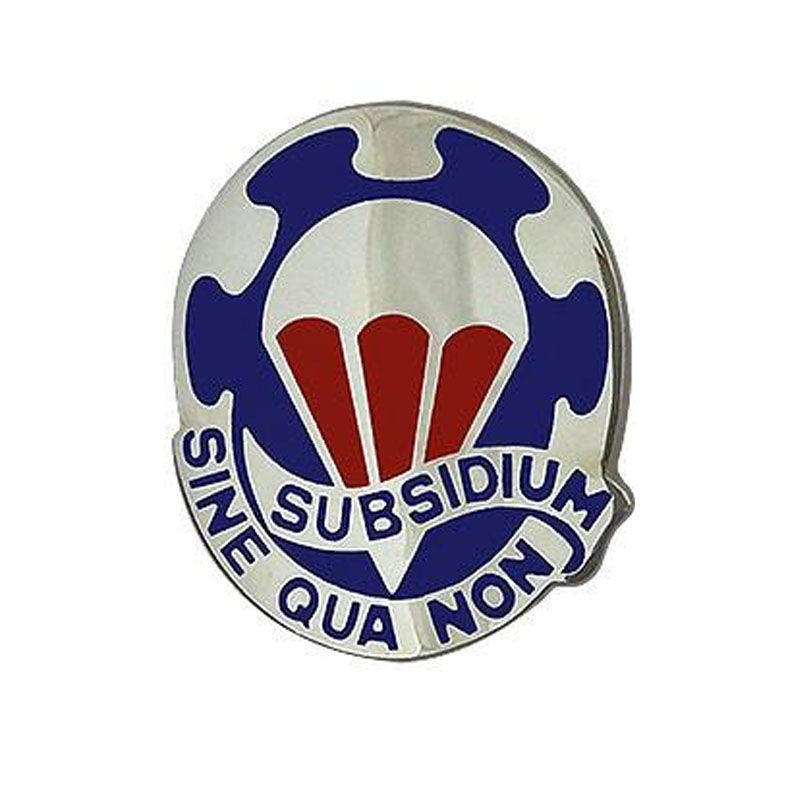 82nd Brigade Support Battalion Unit Crest "Subsidium Sine Qua Non" (each)..