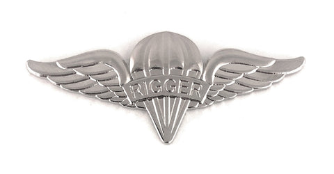 Parachute Rigger Mini PERMA*SHINE Pin On Badge - Insignia Depot