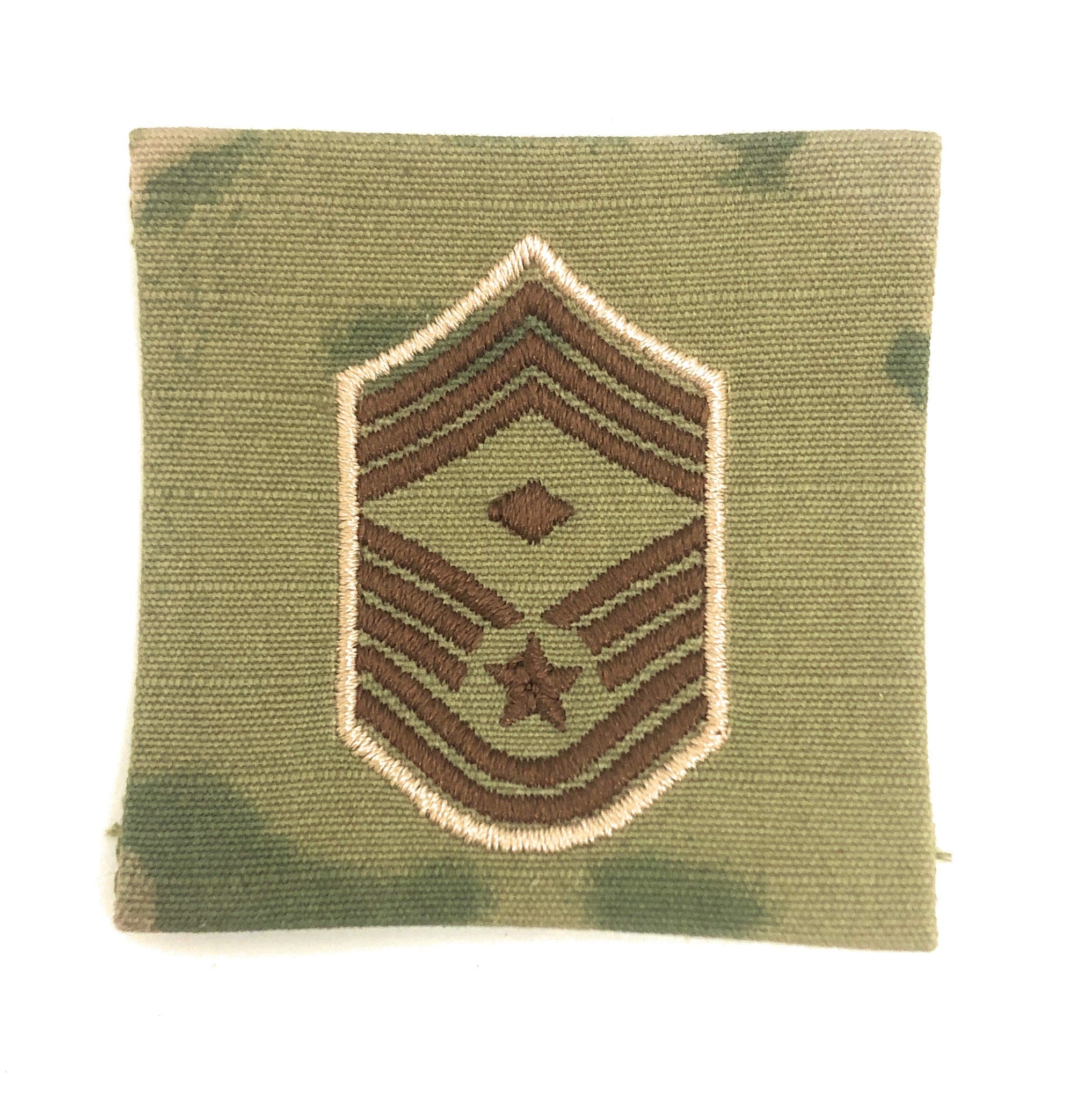 USAF E9 Command Chief Master Sergeant (With Diamond)  (1st SGT) OCP Sew-on Rank - Insignia Depot