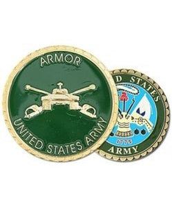 United States Army Armor Challenge Coin - Insignia Depot