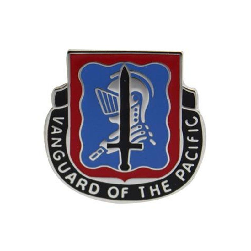 368th Military Intelligence Battalion Unit Crest "Vanguard of the Pacific" (Each).
