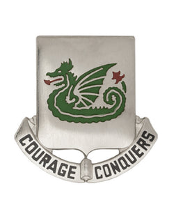 37th Armor Regiment Crest "Courage Conquers" (each).