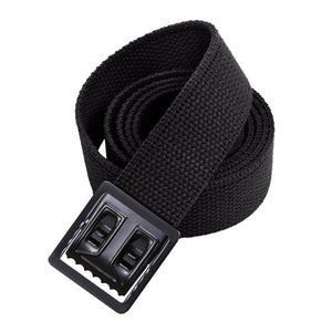Elastic Belt with Black Open Face Buckle and Tip - Insignia Depot