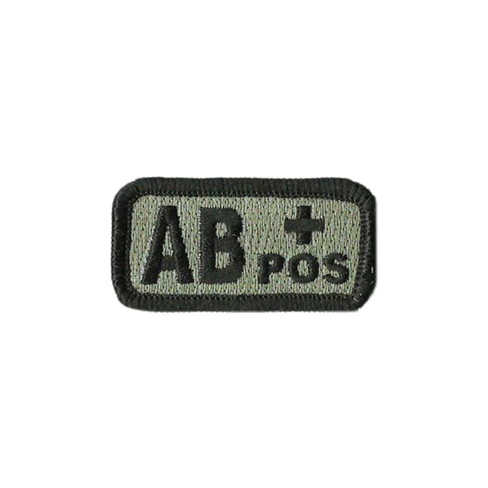 AB+ Blood Type ACU Dark Patch with Hook Fastener - Insignia Depot