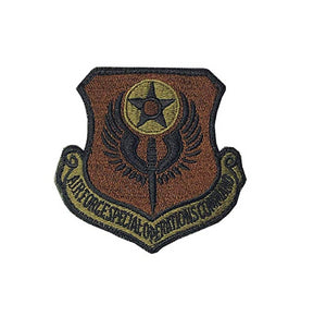 US Air Force Special Operations Command OCP Scorpion Spice Brown Patch with Hook Fastener - Insignia Depot