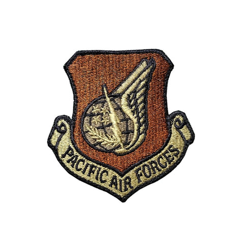 US Air Force Pacific Air Forces OCP Scorpion Spice Brown Patch with Hook Fastener - Insignia Depot