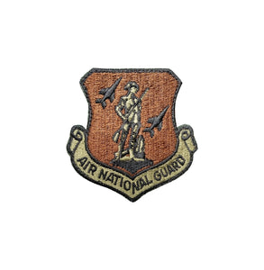 US Air Force Air National Guard OCP Scorpion Spice Brown Patch with Hook Fastener - Insignia Depot