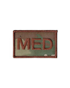 US Air Force Medical MED CAMO Fully Emroidered Brassard With Hook Fastener - Insignia Depot
