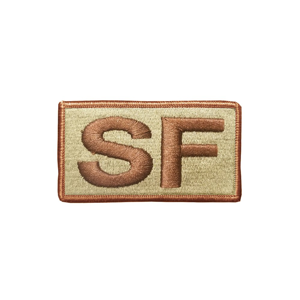 US Air Force Special Forces SF OCP Brassard with Spice Brown Border and Hook Fastener - Insignia Depot