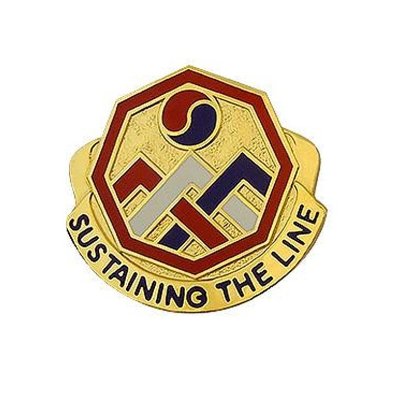 3rd Sustainment Command Unit Crest "Sustaining the line" (each) .