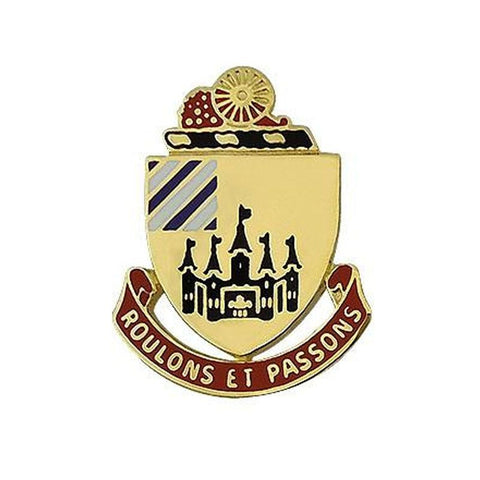 3rd Support Battalion Unit Crest "Roulons Et Passons" (Each).