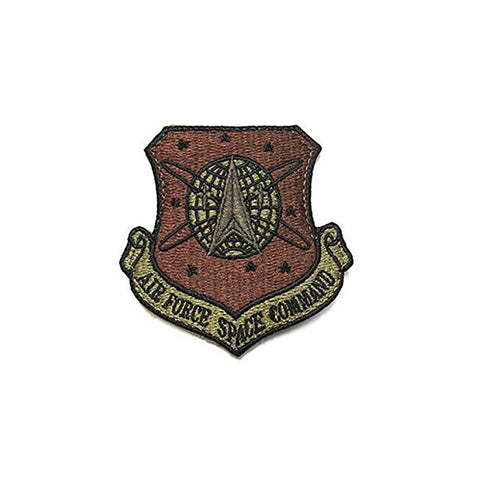 US Air Force Space Command OCP Scorpion Spice Brown Patch with Hook Fastener - Insignia Depot