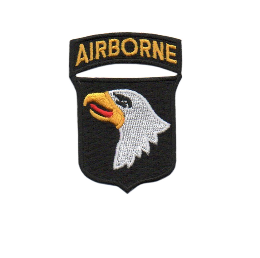 101st Airborne Division and Airborne Tab Color Patch with Hook Fastener - Insignia Depot
