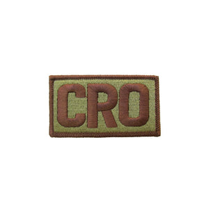 US Air Force CRO OCP Brassard with Spice Brown Border and Hook Fastener - Insignia Depot
