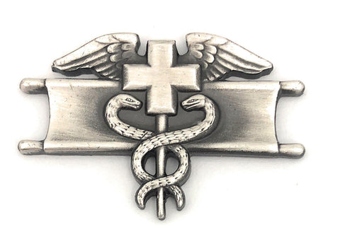 Expert Field Medical Silver-Ox Pin-On Badge - Insignia Depot