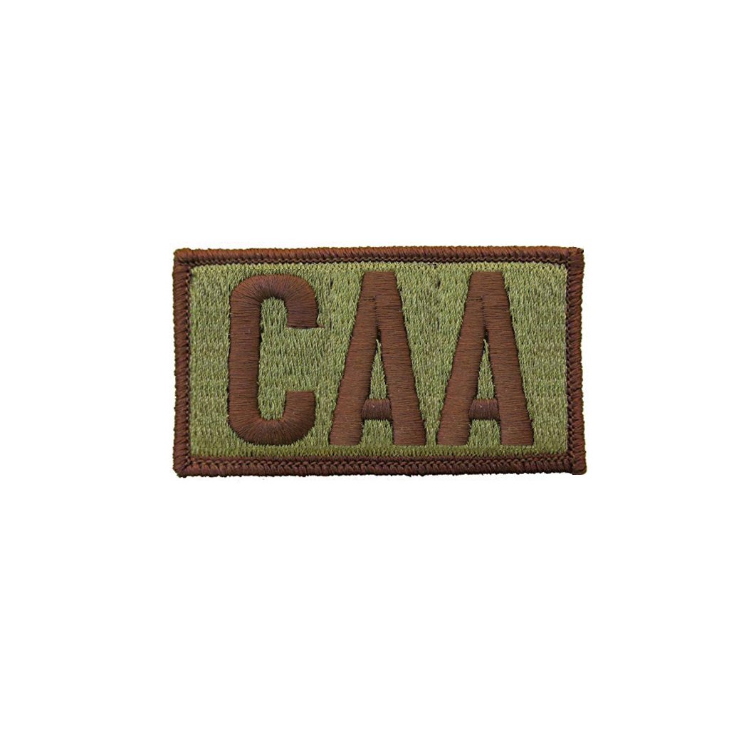 US Air Force CAA OCP Brassard with Spice Brown Border and Hook Fastener - Insignia Depot