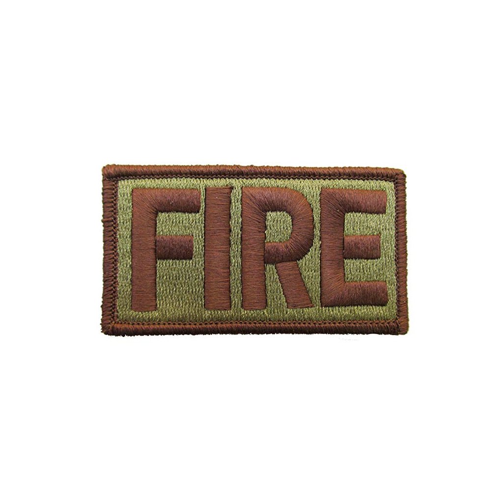 US Air Force FIRE OCP Brassard with Spice Brown Border and Hook ...