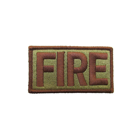US Air Force FIRE OCP Brassard with Spice Brown Border and Hook Fastener - Insignia Depot